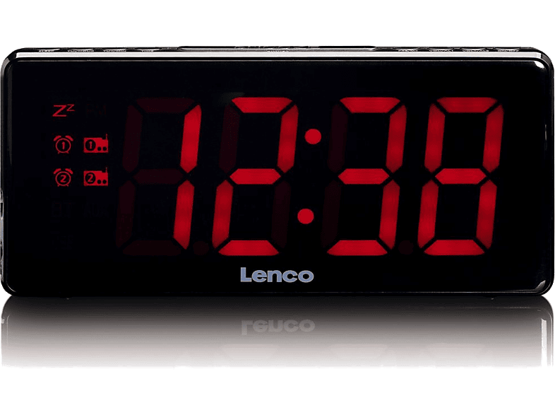 LENCO Wekkerradio XXL 3'' (CR-30BK)