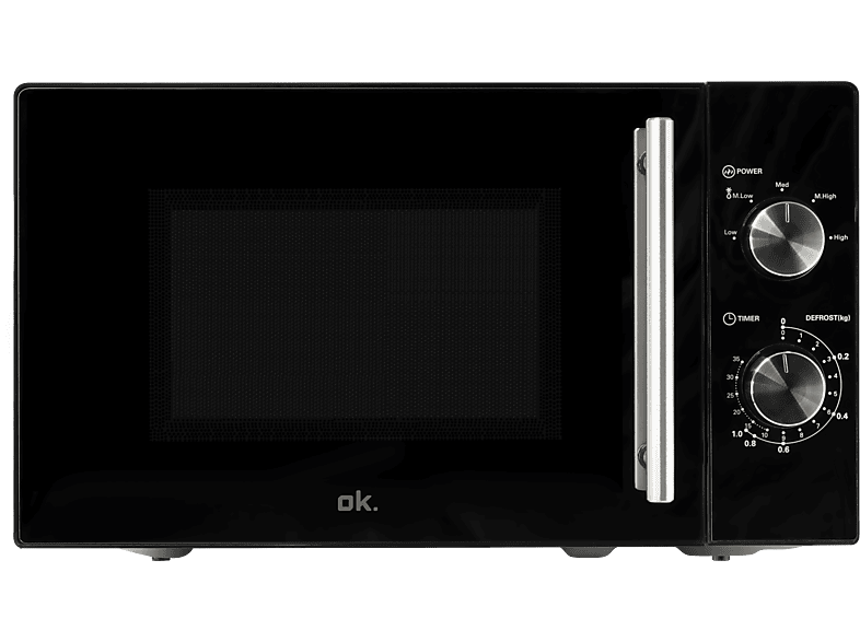 OK PLUS OMW 1221 B CH, Mikrowelle (700 W & Dampffunktion)