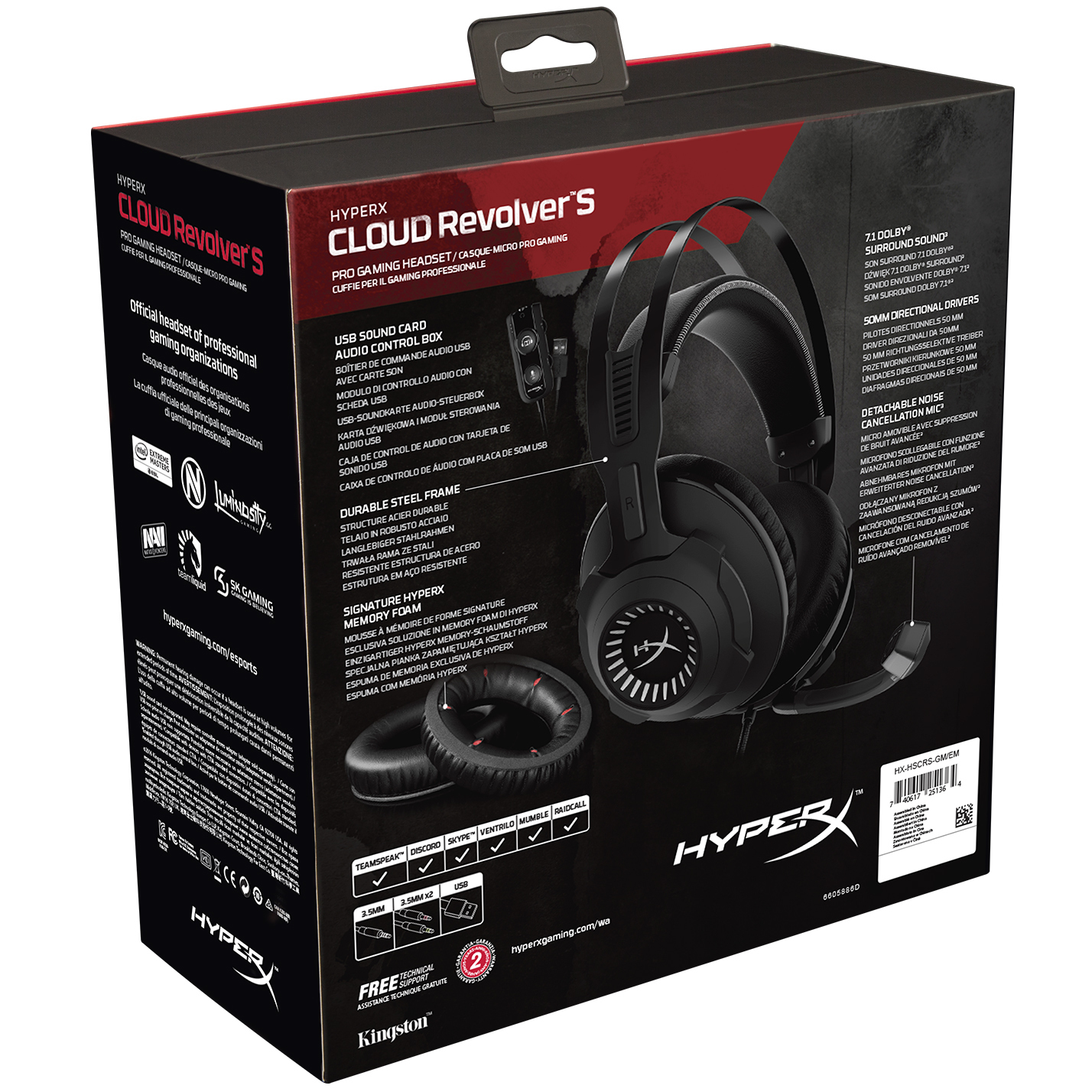 KINGSTON HyperX Revolver S Gaming Kulaklık