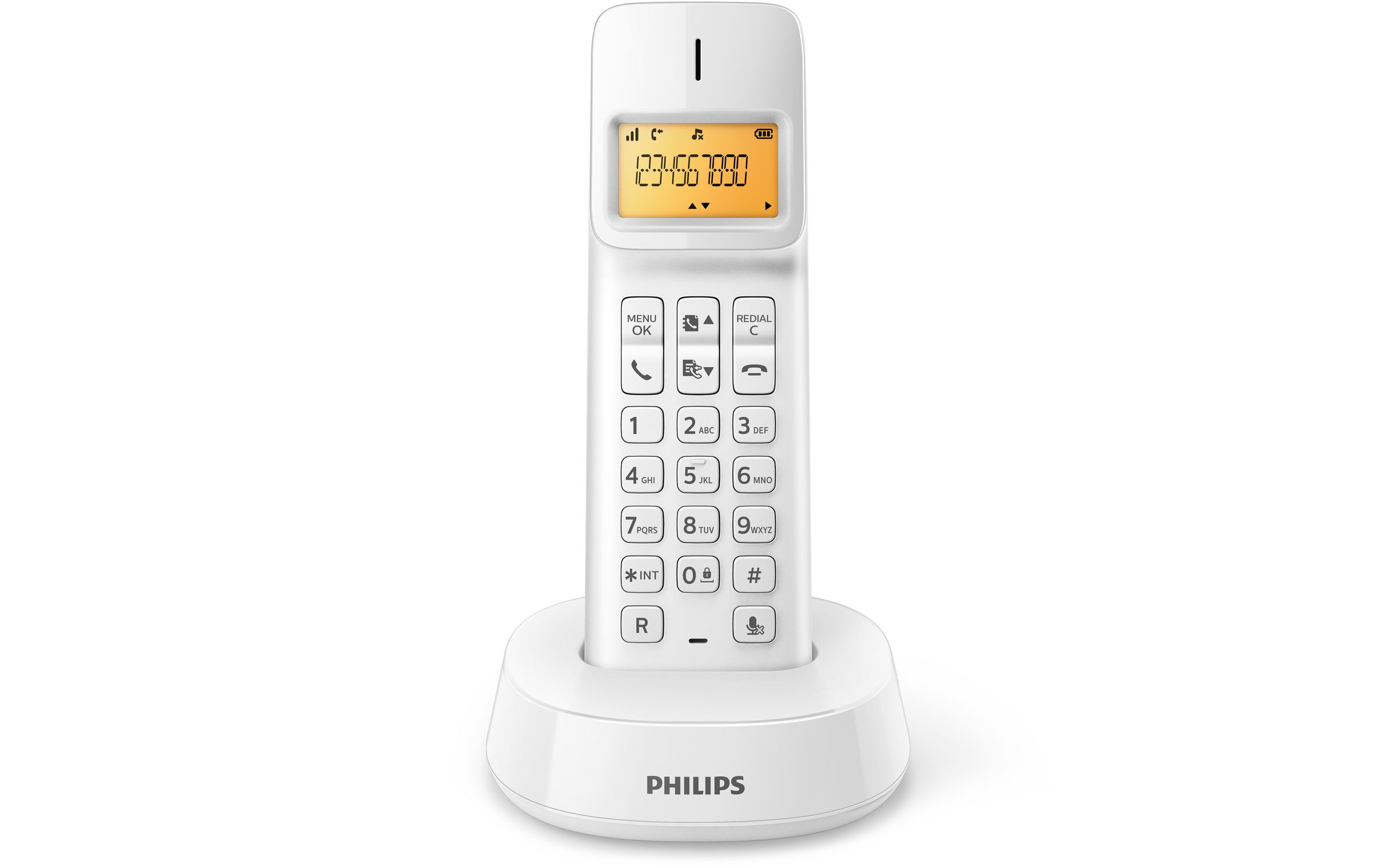 PHILIPS D1401W/TR Dect Telefon Beyaz