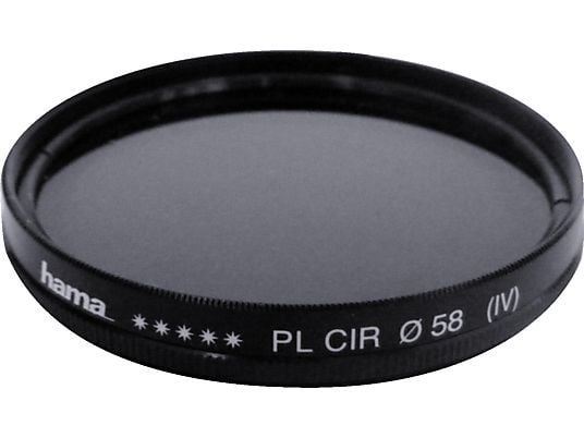 HAMA Pol-Filter, 58 mm - Filtre à pôles (Noir)