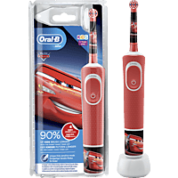 ORAL-B Vitality D100 Kids Cars Elektrische Zahnbürste Rot