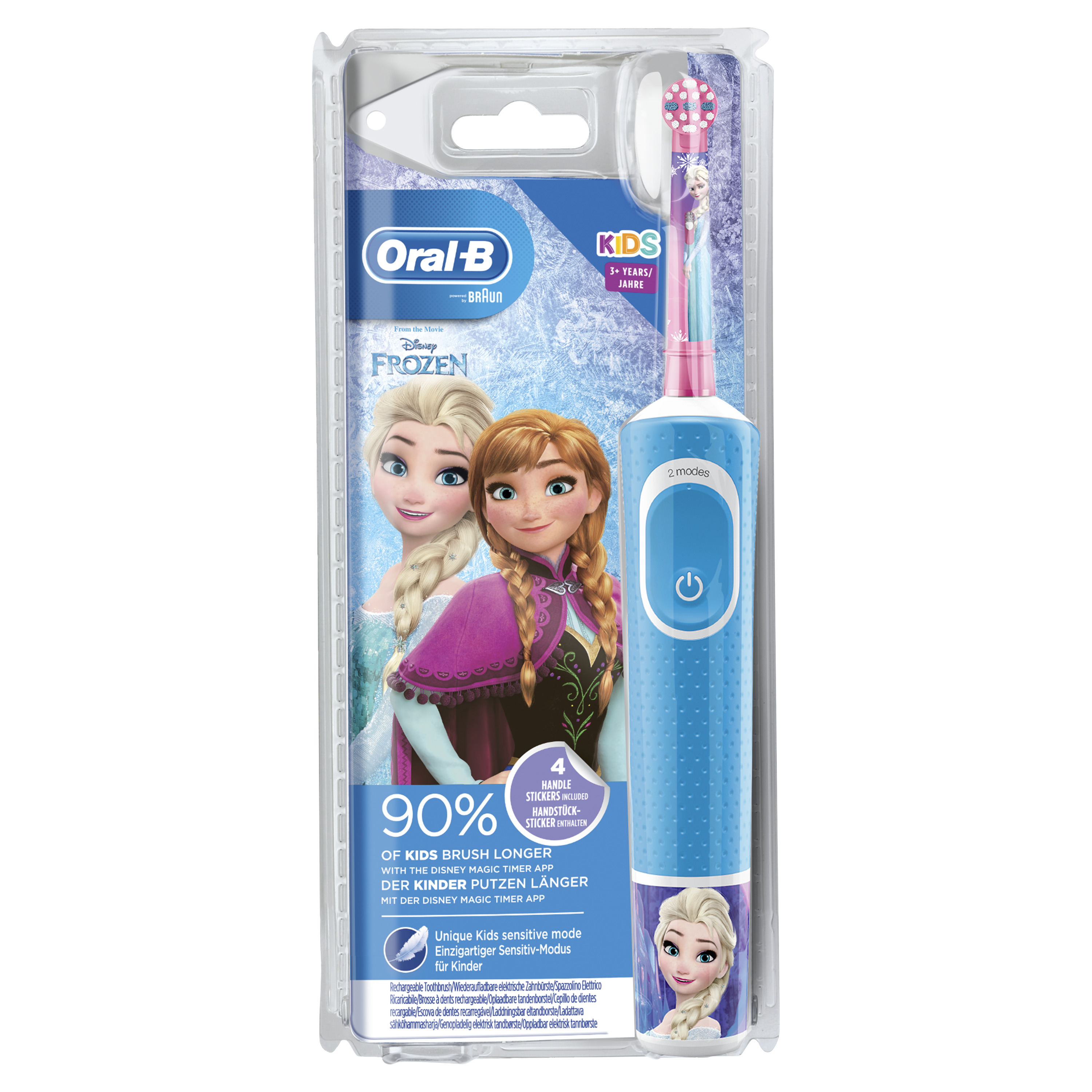 ORAL-B Vitality D100 Kids Frozen Elektrische Zahnbürste Blau
