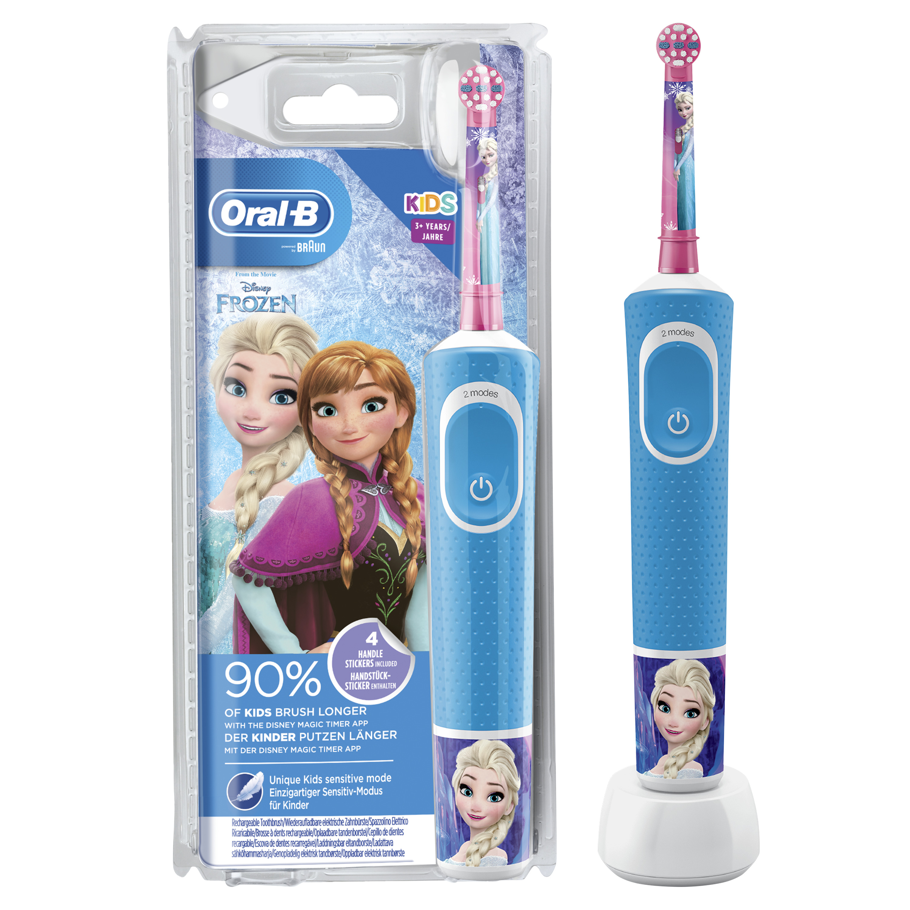 ORAL-B Vitality D100 Kids Frozen Elektrische Zahnbürste Blau