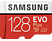 SAMSUNG EVO+ 95MB/S CL10 U1+AD - Micro-SDXC-Cartes mémoire  (128 GB, 100, Blanc/Rouge)