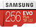 SAMSUNG EVO+ 95MB/S CL10 U1+AD - Micro-SDXC-Speicherkarte  (256 GB, 100, Weiss/Rot)