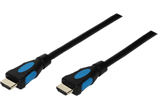 ISY IHD-3100 - Câble HDMI haute vitesse avec Ethernet (Noir/Bleu)