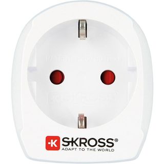 SKROSS Travel Adapter EU/CH - Reiseadapter (Weiss)