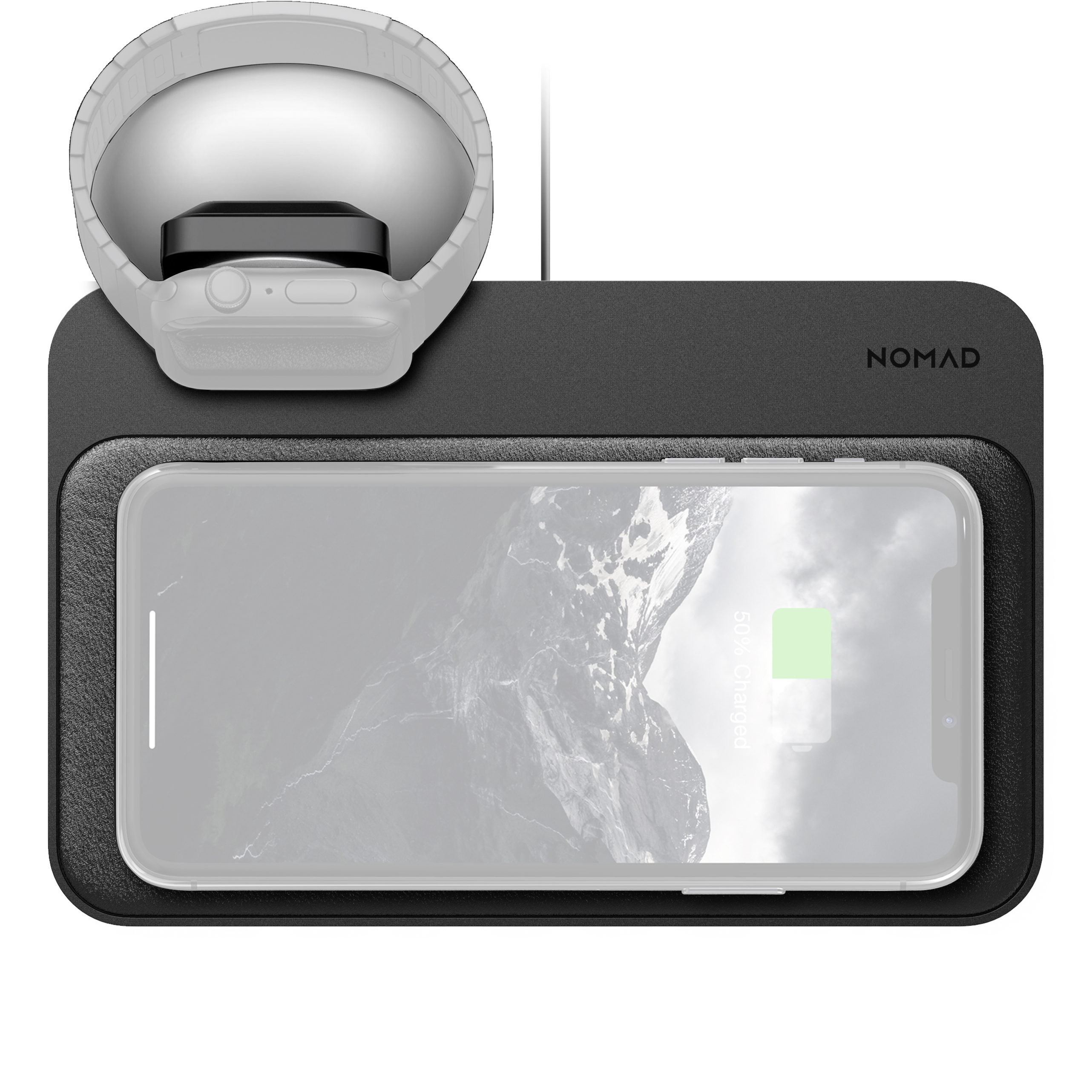 NOMAD Base Station Apple Watch Edition Induktives Ladegerät Universal 7.5 W, schwarz