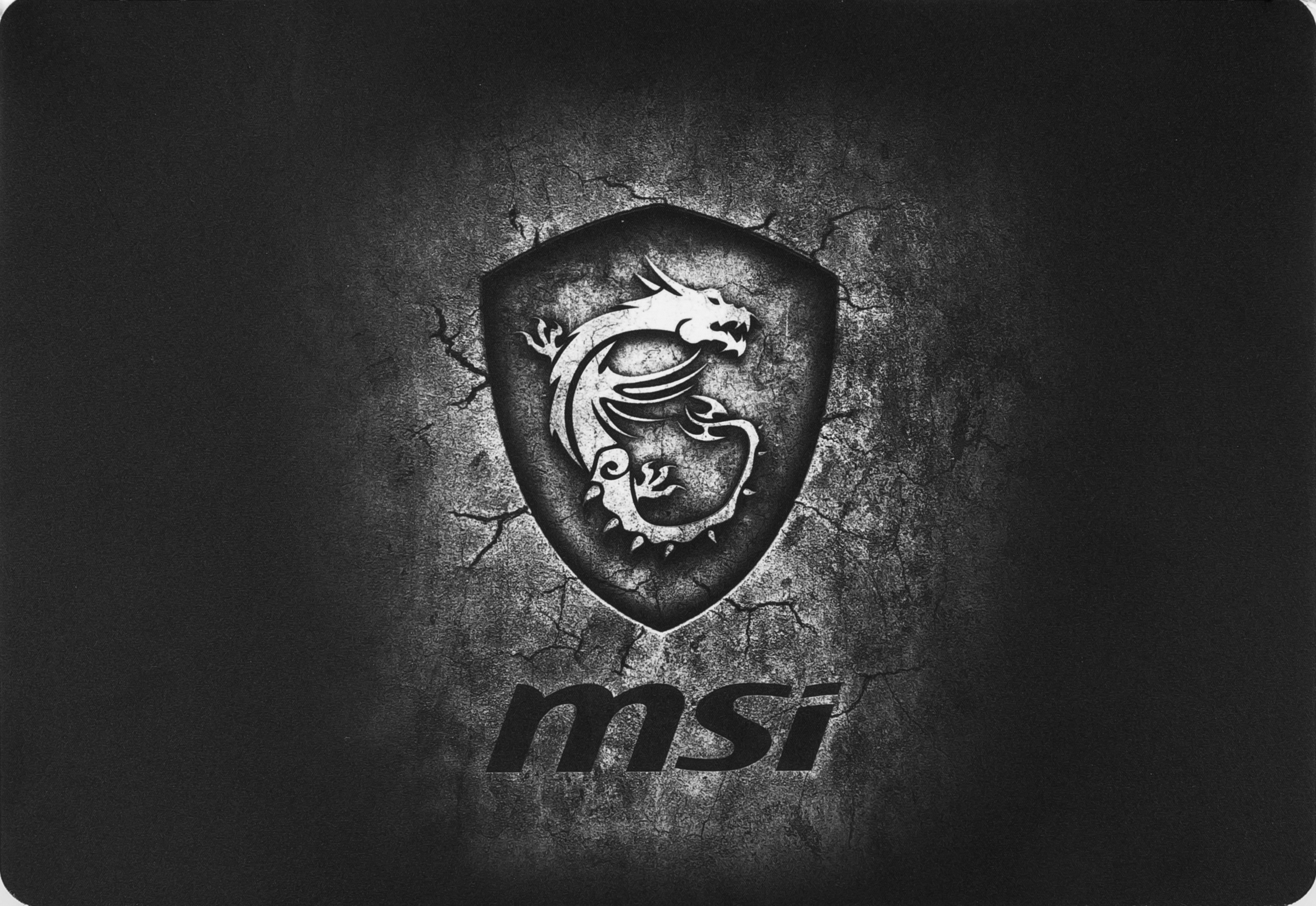 MSI Agility GD20 Gaming Mauspad (extra soft & flexibel, 320 x 220 x 5 mm, Drachen Logo, schwarz, 165 Gramm)