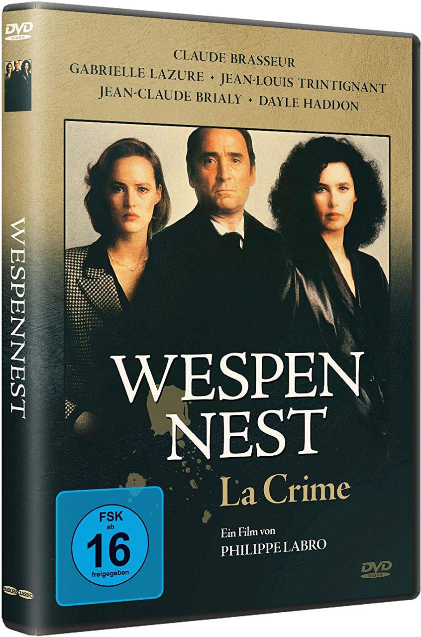 DVD-Cover von 'Wespen Nest'. Drei Personen sind auf dem Cover. Der Filmtitel ist sichtbar.