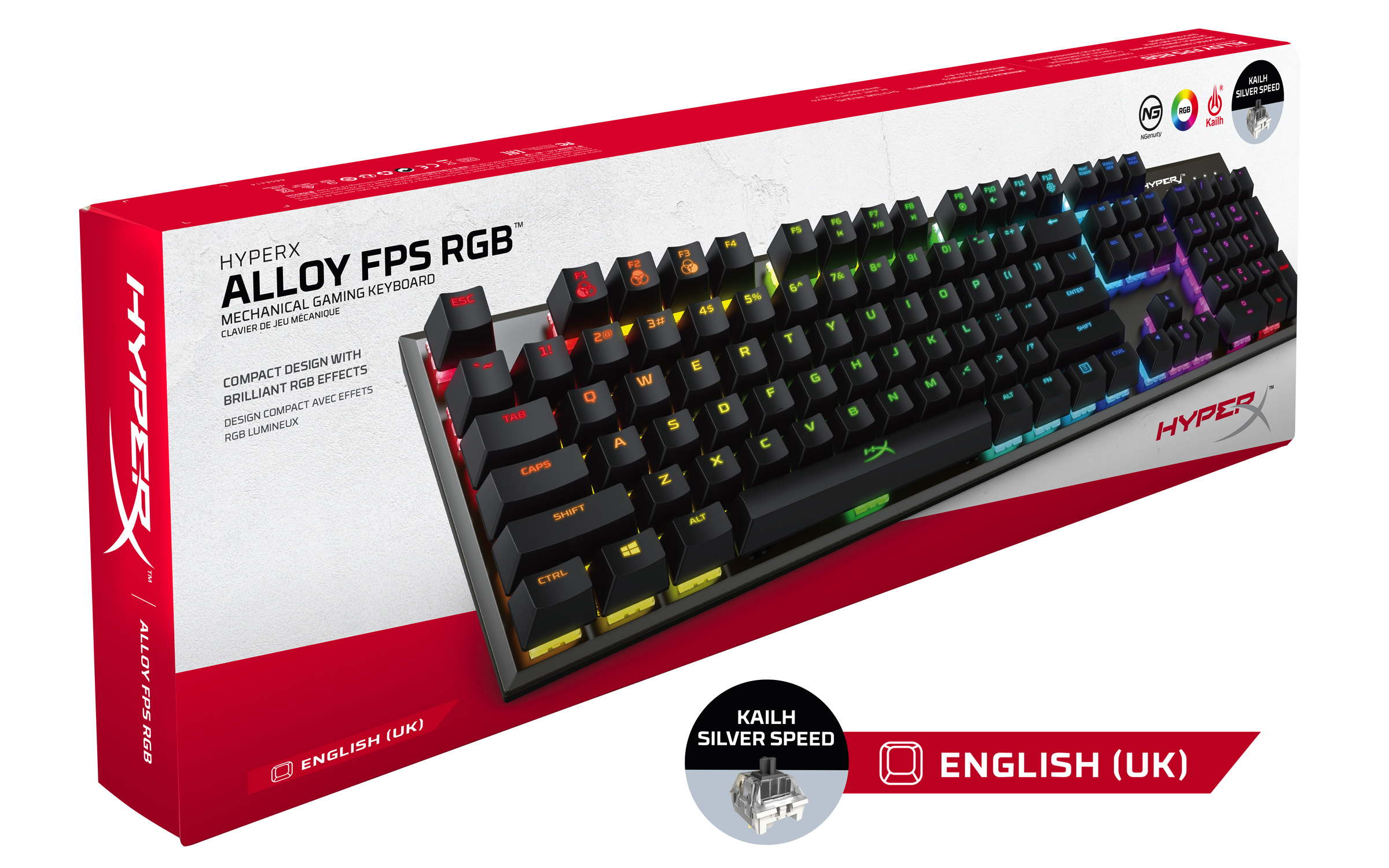 KINGSTON Alloy FPS RGB Gaming Klavye