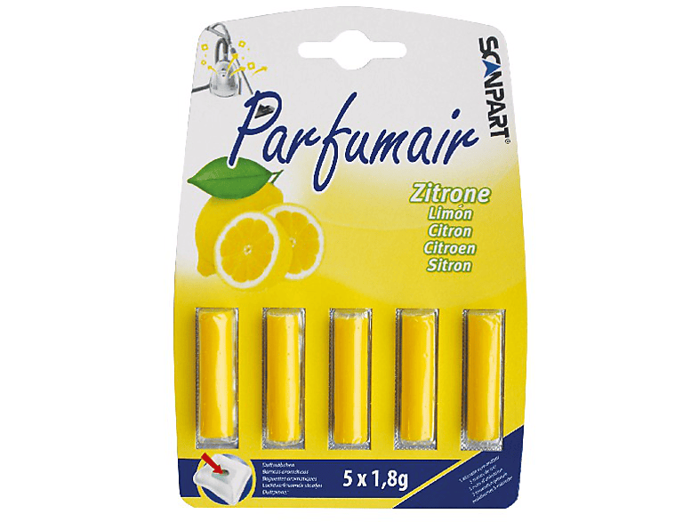 Accesorio De Aspirador - Scanpart 2690040034 AMB. STICKS LIMON X 5.Ambientador para aspirador, Limón