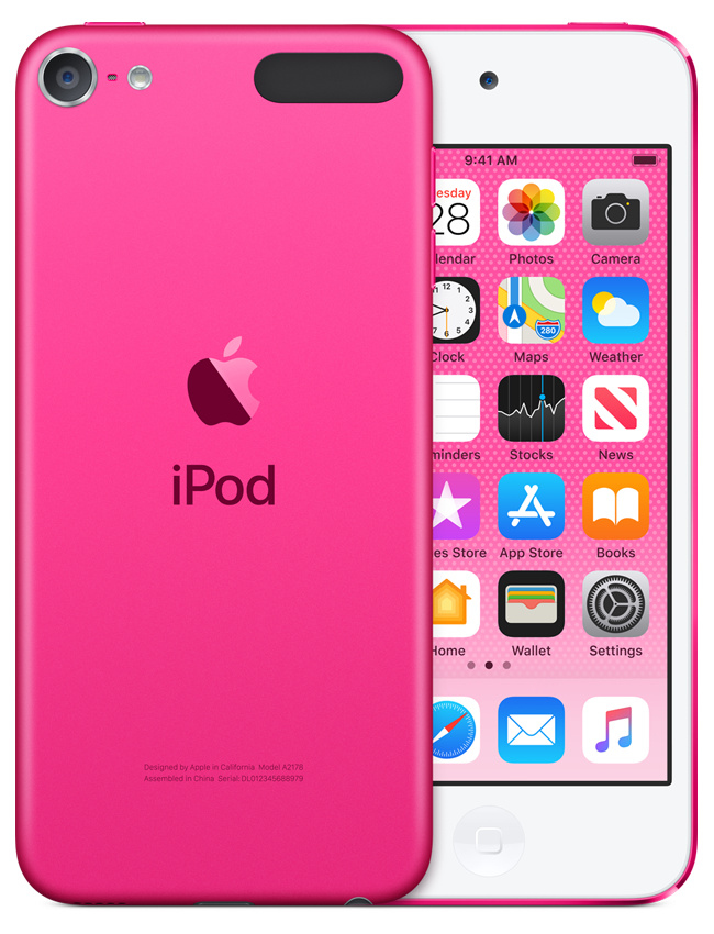 Apple iPod Touch (2019), 4" Retina, 256 GB, Chip A10 Fusion, Cámara 8 MP, Wi-Fi, Rosa