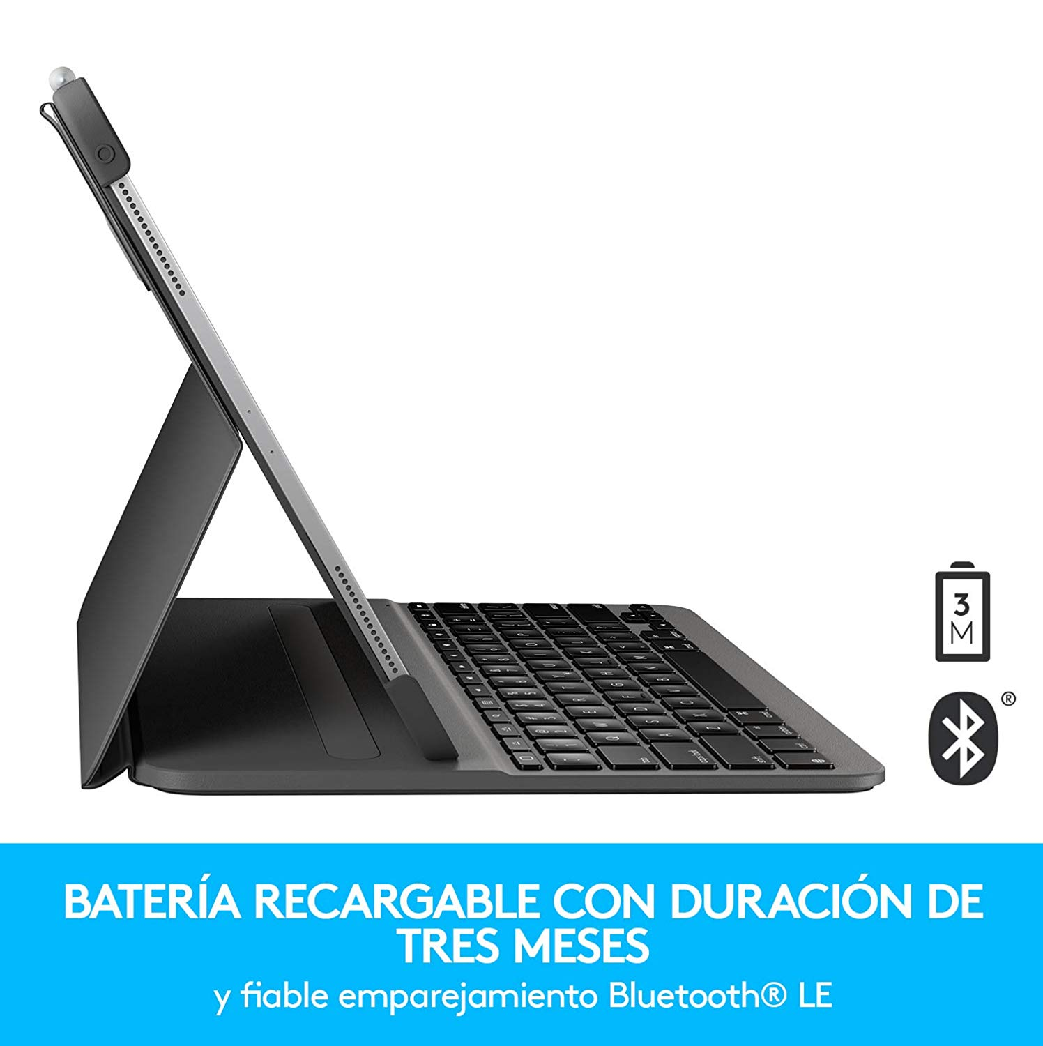 Funda con teclado - 920-009159- SLIM FOLIO PRO para IPAD PRO 11", Negro