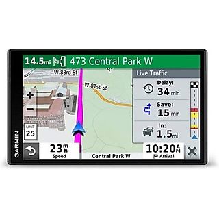 GPS - Garmin, DRIVESMART 65 EU MT-S, 6.95", Europa Occidental, Negro