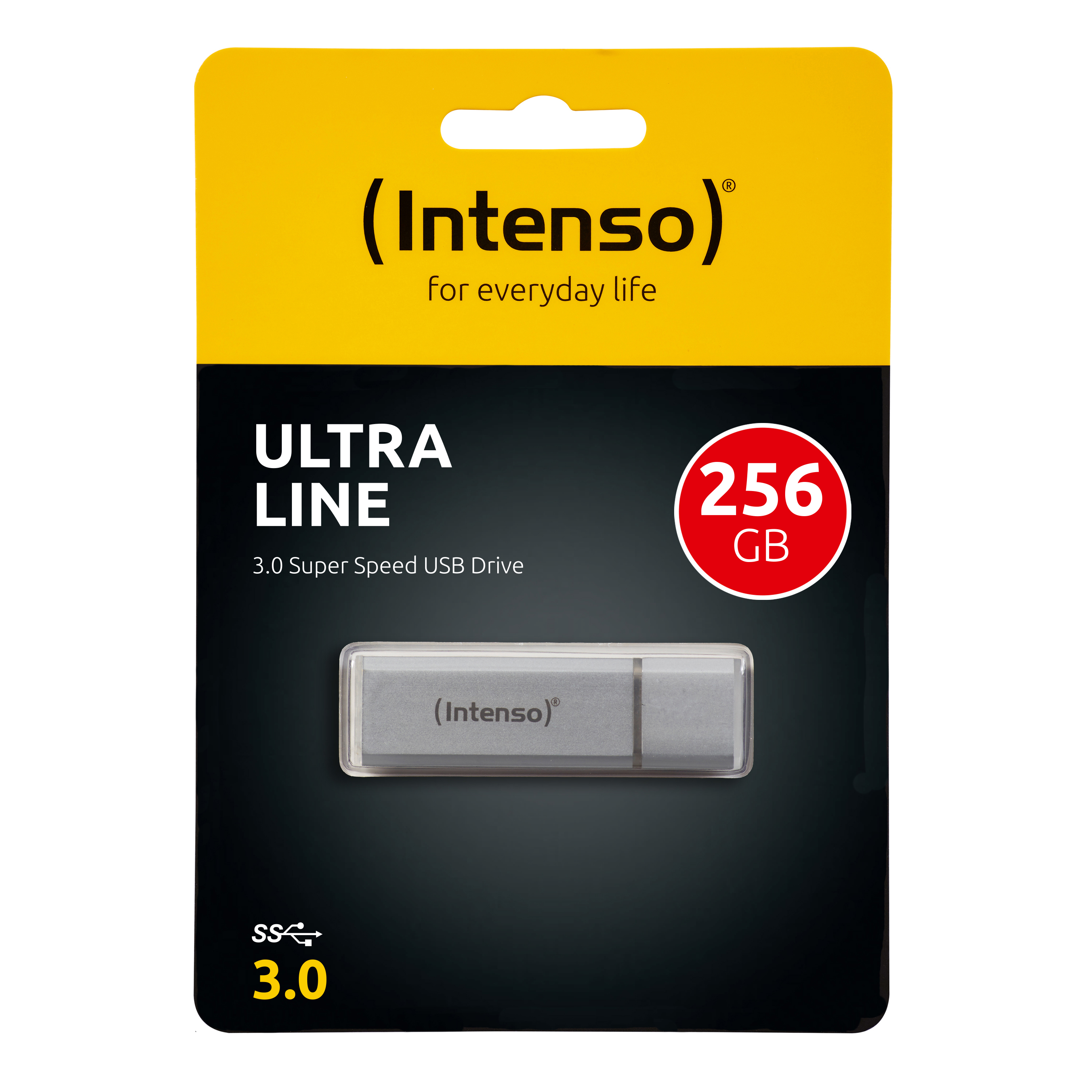 INTENSO Ultra Line Silber 256 USB-Stick, 70 MB/s, GB