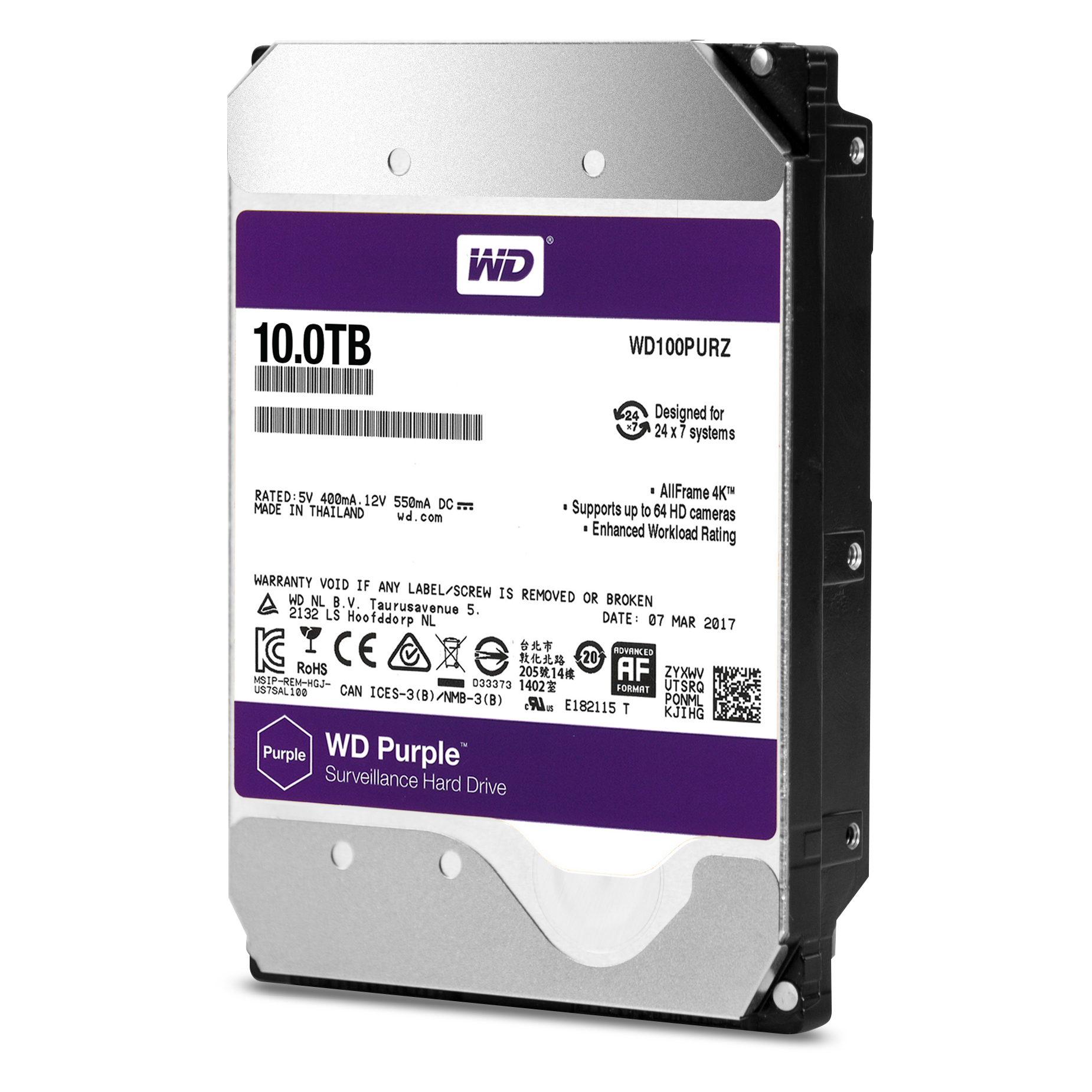 WD 10TB 3.5 5400RPM 256MB SATA3 GUVENL�K C�HAZ� DAH�