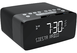 PURE DIGITAL Siesta Charge - Radio-réveil (DAB+, FM, Noir)