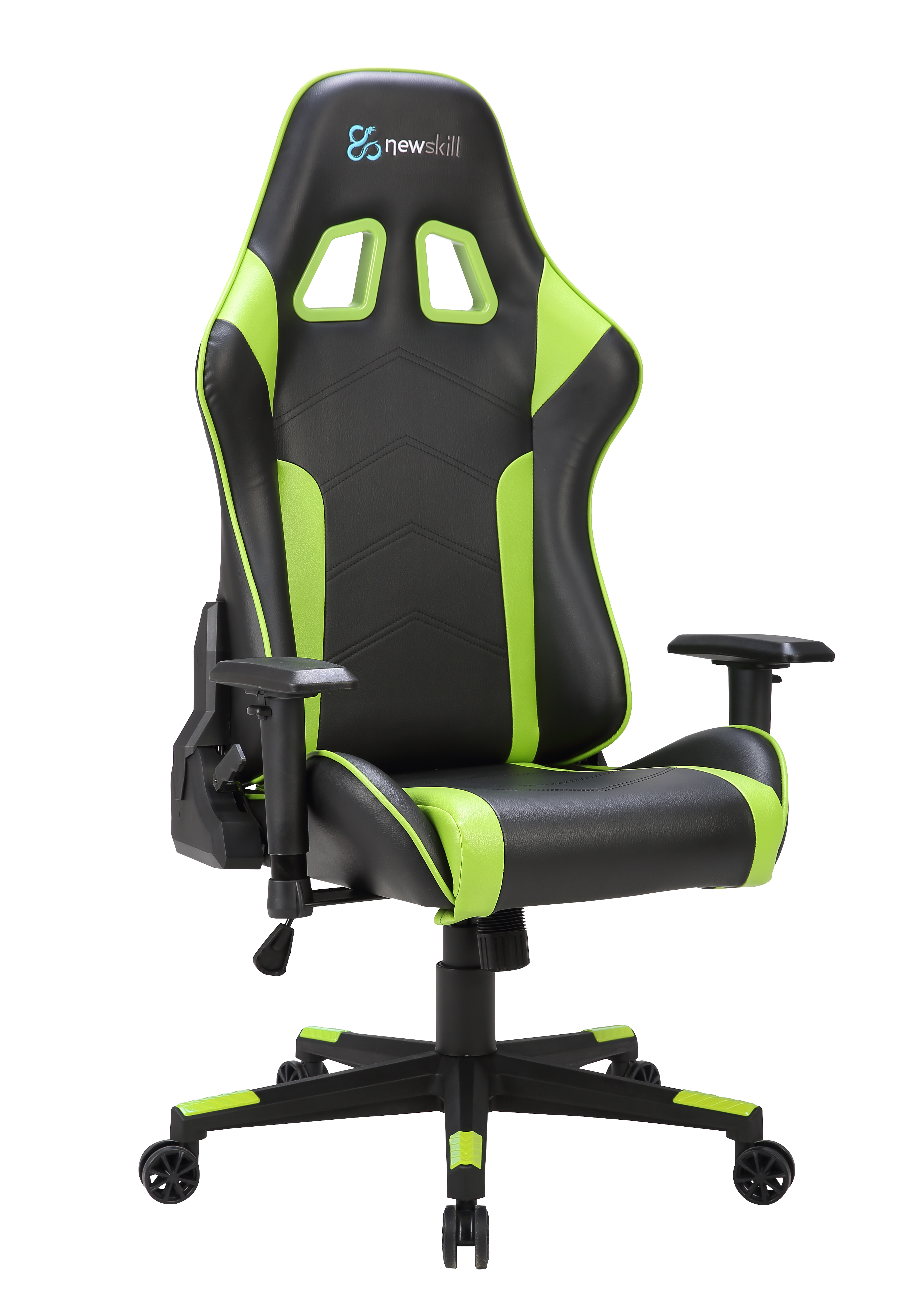 Silla gaming - Newskill Kitsune, Reclinable, Verde