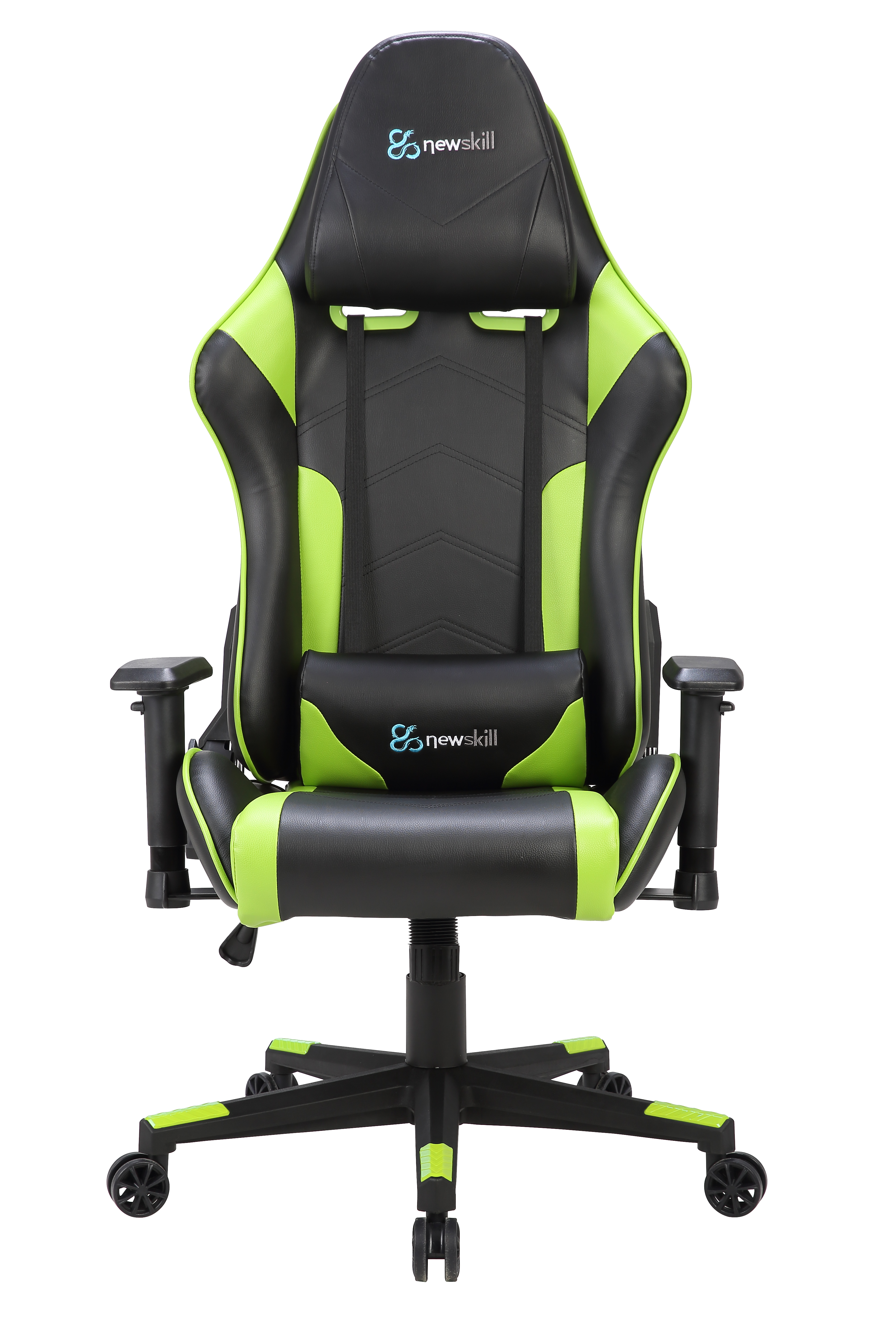 Silla gaming - Newskill Kitsune, Reclinable, Verde