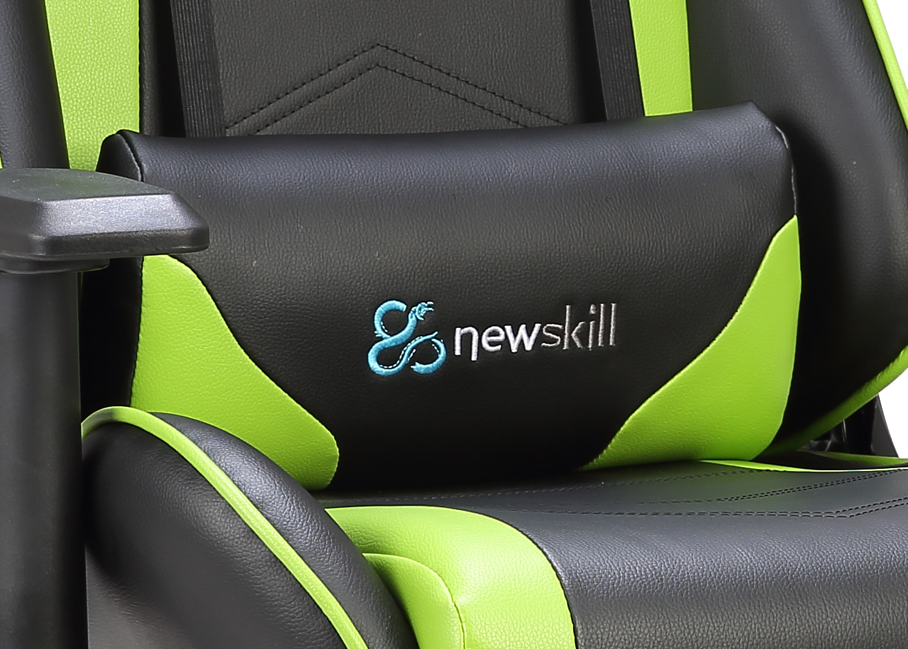 Silla gaming - Newskill Kitsune, Reclinable, Verde