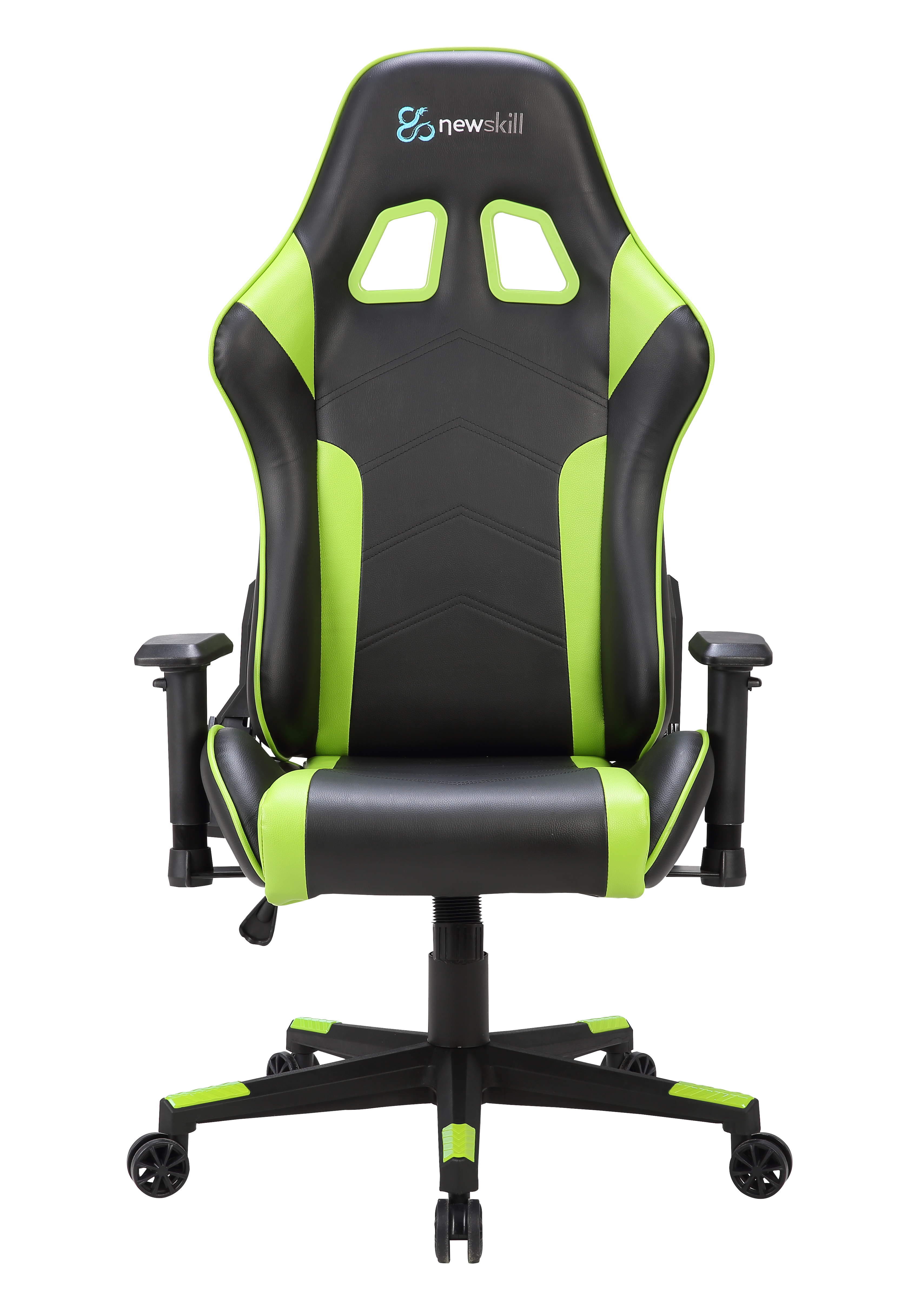Silla gaming - Newskill Kitsune, Reclinable, Verde