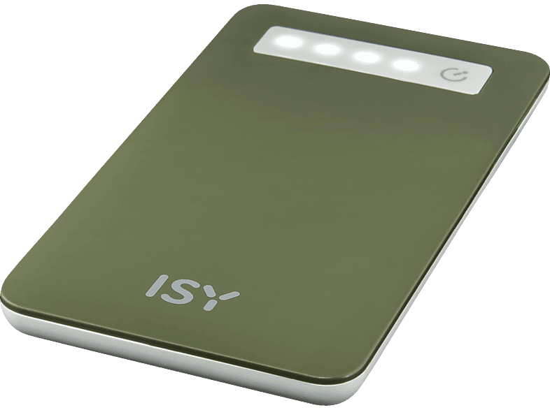 ISY IPP-4000-GN Powerbank Grün mAh 4000