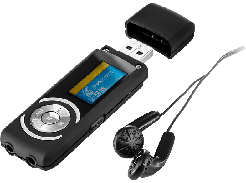 OK Zwarte 4 GB MP3-speler (OAP 200-4)
