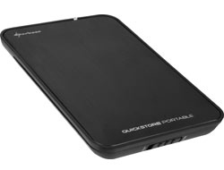 USB Portable Schwarz SHARKOON QuickStore 3.0,