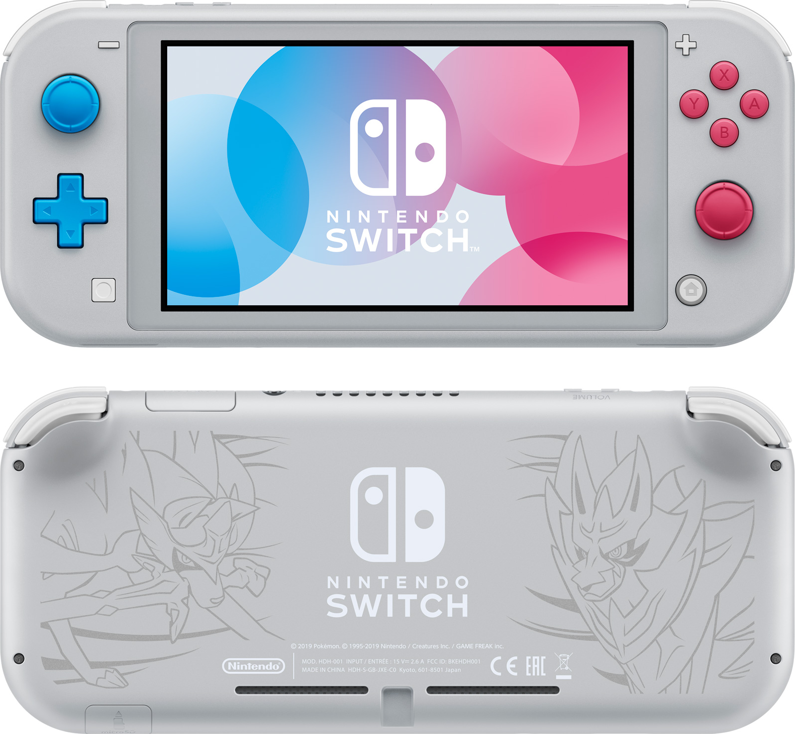 Switch Lite: Zacian & Zamazenta Edition - Spielekonsole - Hellgrau
