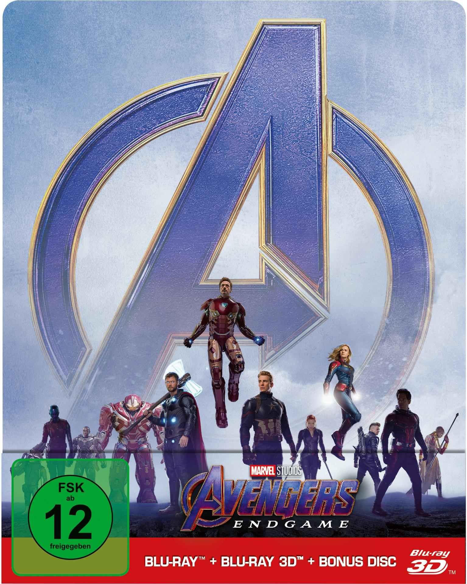 Avengers: Endgame Limited Steel Edition  3D Blu-ray (+2D)