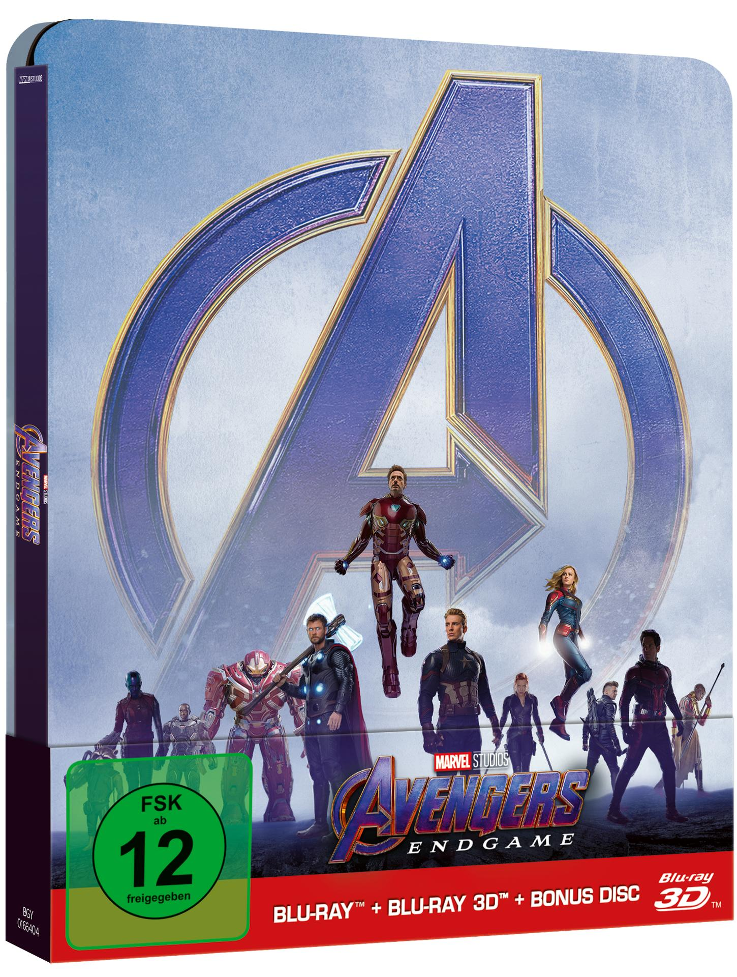 Avengers: Endgame Limited Steel Edition  3D Blu-ray (+2D)