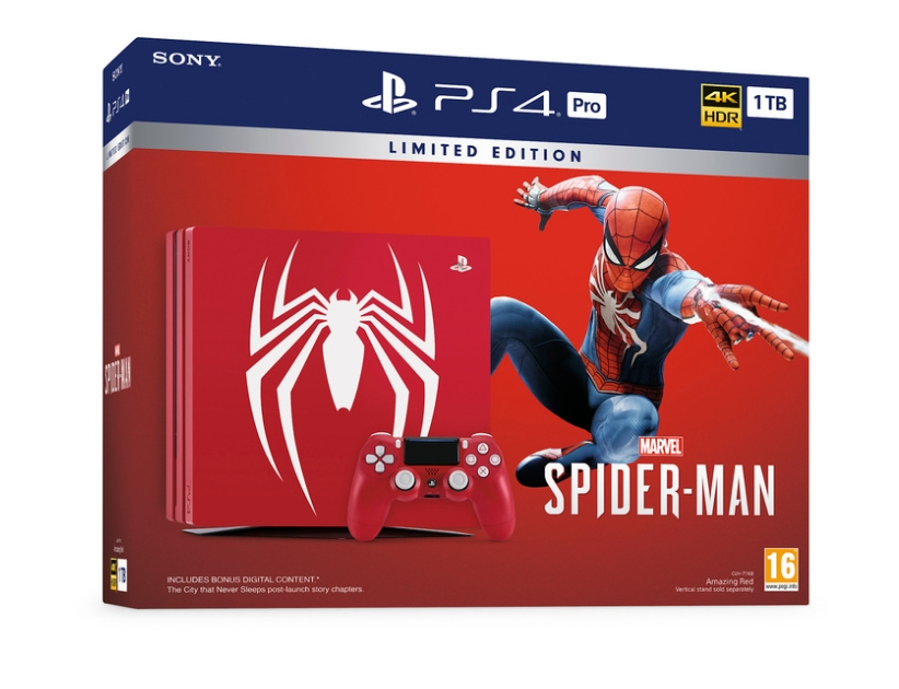 SONY Marvel’s Spider-Man - Limited Edition PS4 Pro 1TB Bundle