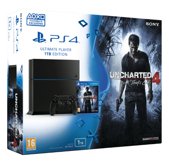 SONY Playstation 4 1TB  + Uncharted 4: Bir Hırsızın Sonu