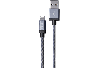 PHILIPS DLC2508N 1.2m Örme MFI Lisanslı Lightning Kablo Gri