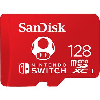 SANDISK Nintendo Switch - MIC-SDX Extreme 128GB - Scheda di memoria (Rosso)