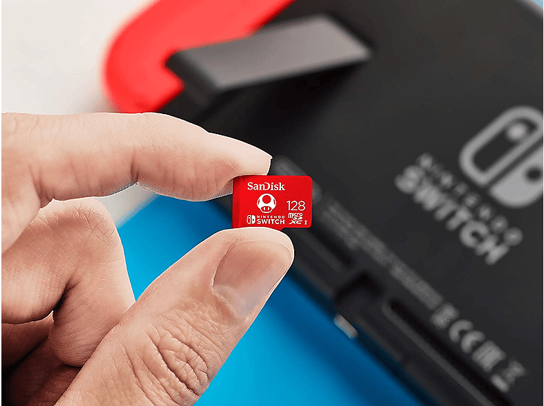 SanDisk 128GB microSDXC Karte für Nintendo Switch bis zu 100 MB/s UHS-I Class 10 U3; Speicherkarte — Foto 4 von 5