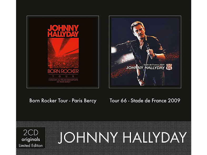 2CD(Born Coffret Tour/Concert Hallyday au Johnny - (CD) - Rocker de Palais