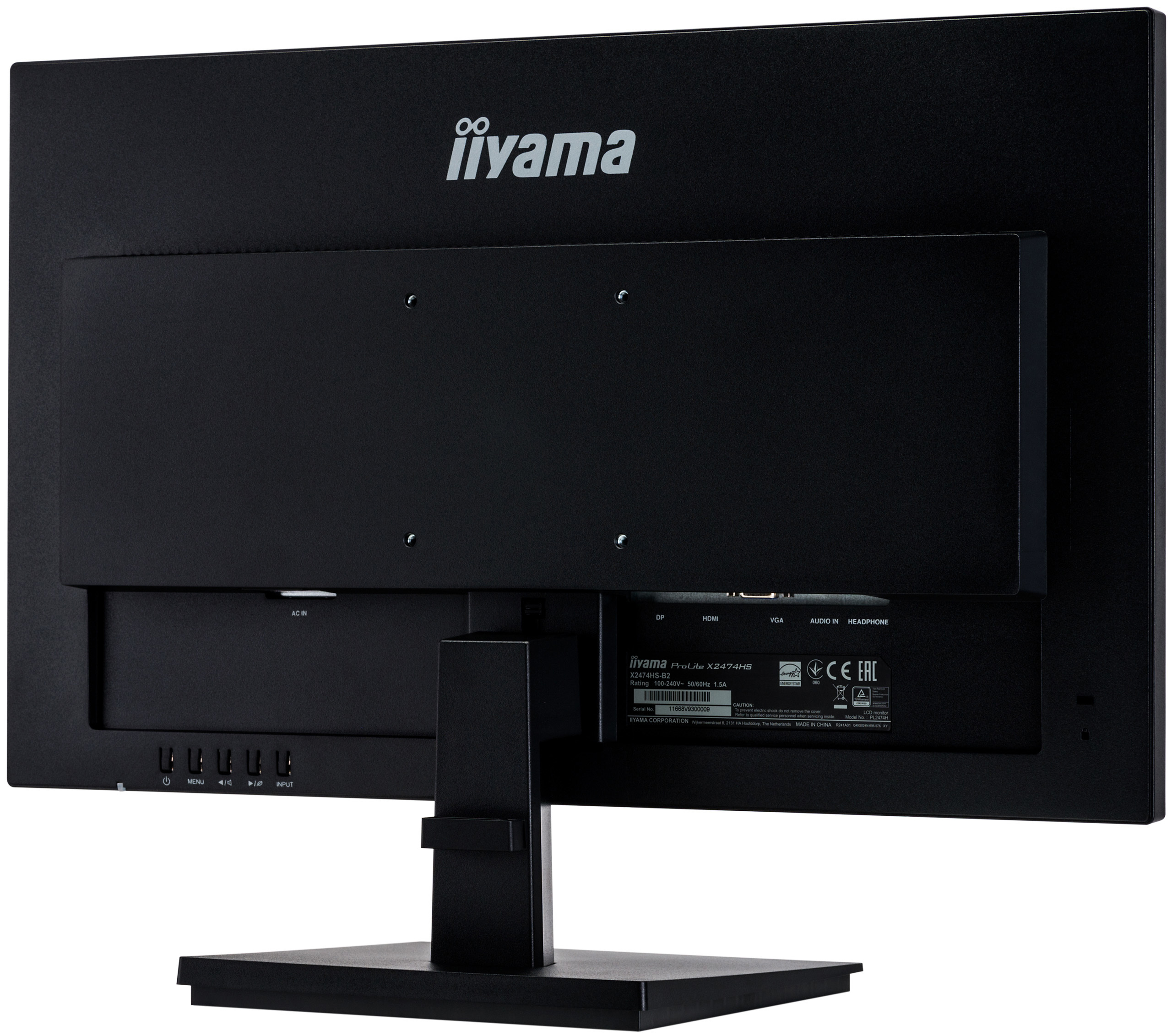 IIYAMA PROLITE X2474HS-B2 24 Zoll  Full-HD  Monitor  4 ms Reaktionszeit  