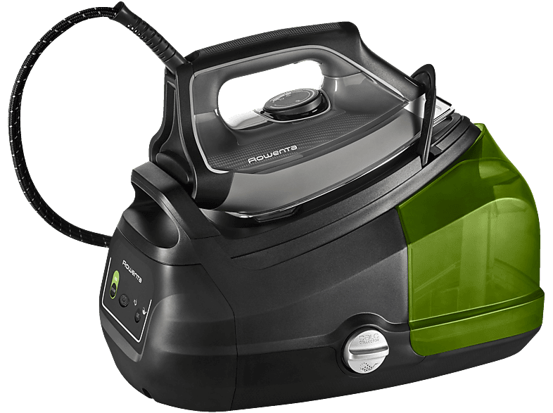 Rowenta DG8626 Perfect Steam Pro Dampfbügelstation (6,9 bar, 2400 Watt, 1,1 l Wassertank, Schwarz/Grün)