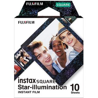 FUJIFILM Instax SQUARE Star-illumination 10S - Film istantaneo (Multicolore)