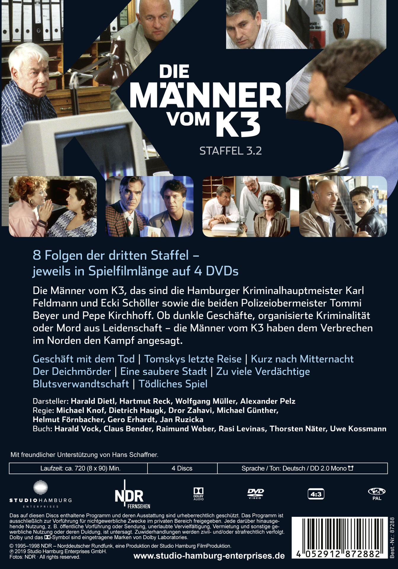 Die Männer vom K3 - Staffel 3.2 DVD