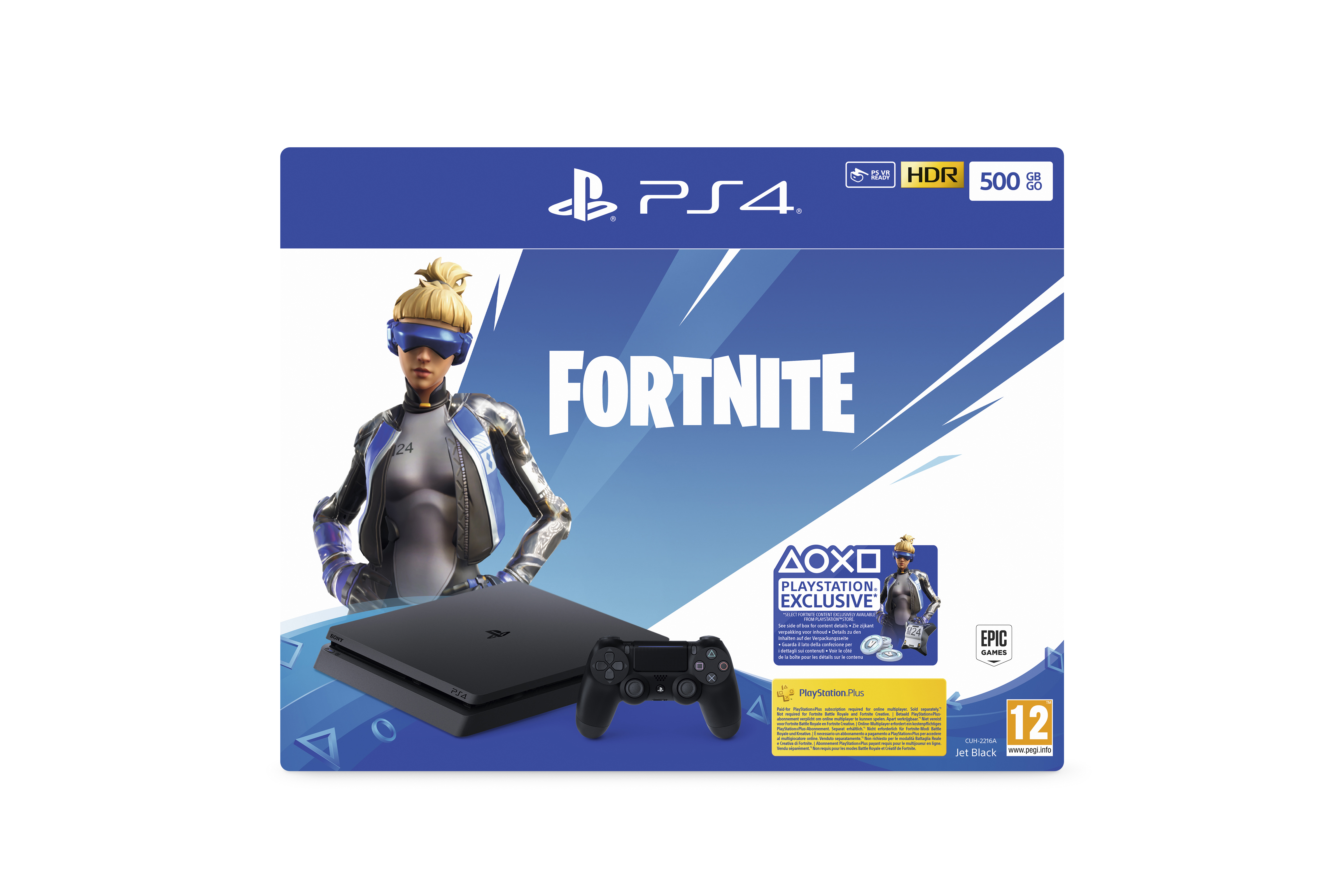 SONY PS4 500GB Jet Black: Fortnite Neo Versa Bundle

