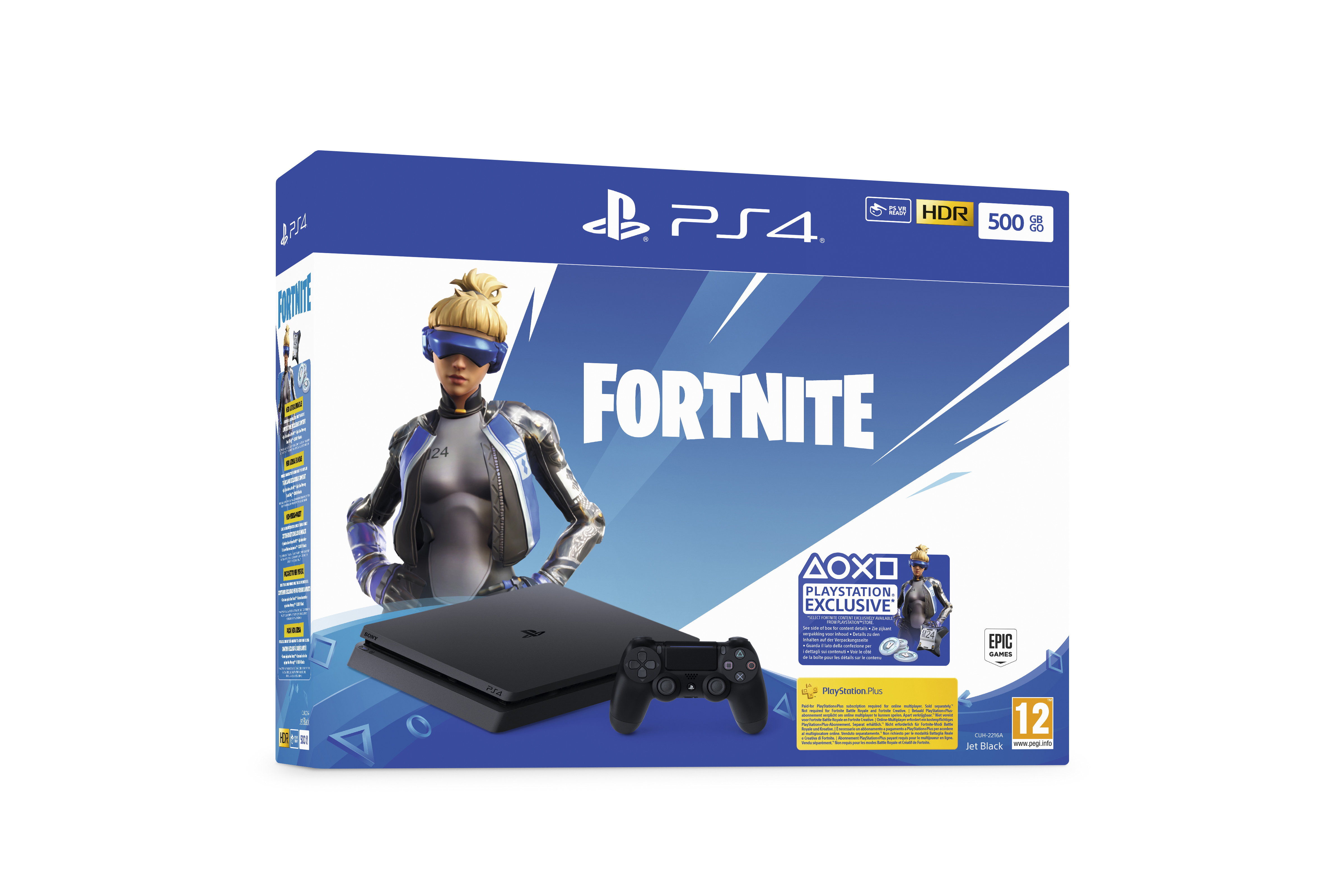 SONY PS4 500GB Jet Black: Fortnite Neo Versa Bundle
