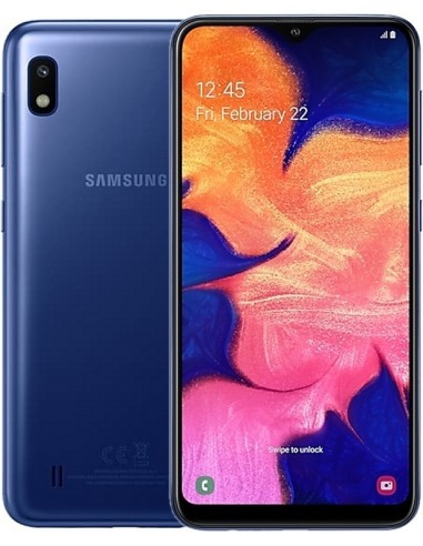 Móvil - Samsung Galaxy A10, Azul, 32 GB, 2 GB RAM, 6.2" HD+, Exynos 7884B, 3400 mAh, Android