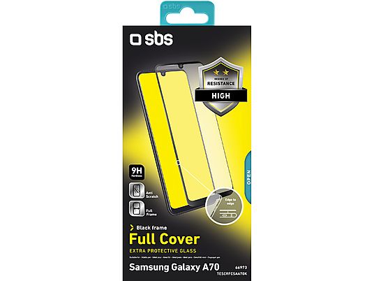 SBS Full Cover - Schutzglass (Passend für Modell: Samsung Galaxy A70)