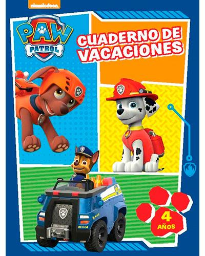 Patrulla Canina Cuaderno de vacaciones. 4 años paw patrol. la libro varios autores 2018