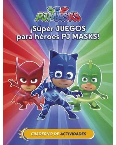 Libro Juegos Para pj masks de adosaguas sayalero año 2017 cuaderno actividades tapa blanda super heroes vacacio