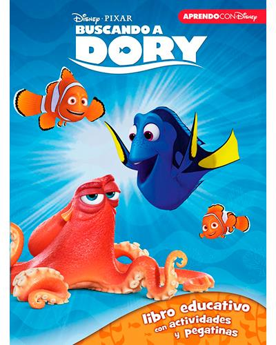 Buscando Dory Libro educativo disney con actividades y pegatinas tapa blanda interactivo pablo arribas